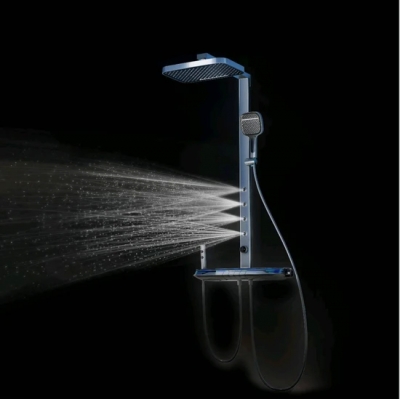 Ensemble de robinet de douche multifonction en laiton chaud et froid Douche à main et ensemble de douche de massage de p