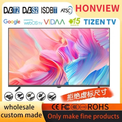 Fábrica 32 40 pulgadas 4kuhd Smart gran pantalla OEM mini LED TV