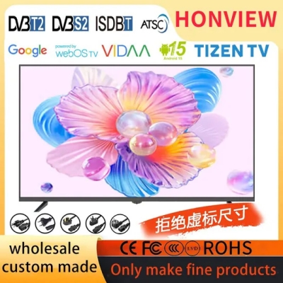 Fábrica 50 55 pulgadas 4kuhd Smart pantalla grande OEM mini LED TV