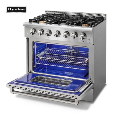 Cuisinière à gaz professionnelle avec CSA