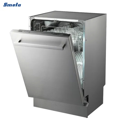 Smeta uso doméstico 60cm ancho 12 lugar ajuste automático totalmente incorporado lavavajillas