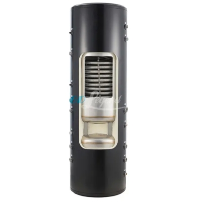 200L SUS 304/316/Duplex Dos Bobinas Warmtepompen Para Sanitair Caliente Tanque de Agua Caliente de Almacenamiento Bomba 