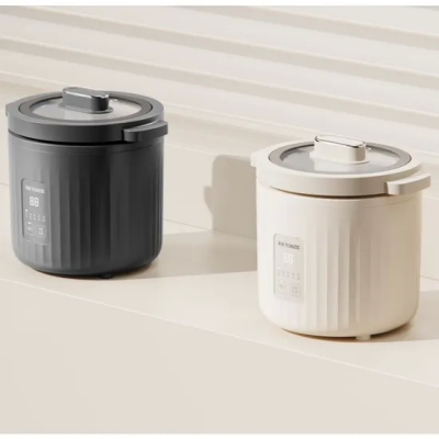 Olla arrocera eléctrica de cerámica 110V de la cocina de arroz de 1L Digital ayuna cocina eléctrica