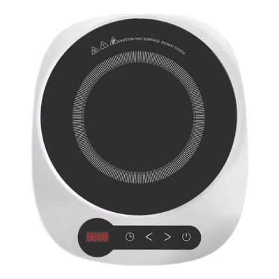 Cocina eléctrica de inducción redonda de control de tacto suave