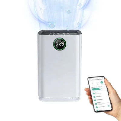Purificador de ar pet friendly com modo anti-alérgeno e umidificador