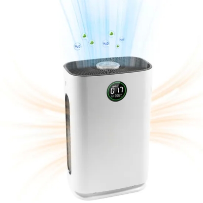 Umidificador de Purificador de Ar com Filtro 4 em 1 com Controle WiFi e Esterilização UV Light