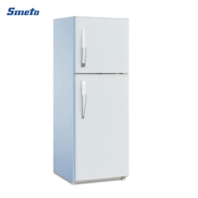 Refrigerador barato del refrigerador de la puerta doble 198L con el congelador superior en venta