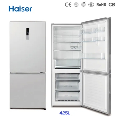 425L hogar utilizó el refrigerador libre de la parte inferior-congelador Combi Frost de la puerta doble