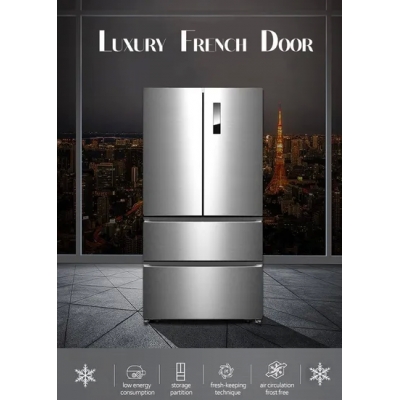 Bcd-448W Multi-Porta Refrigerador Inversor Compressor Frost Porta Cruzada Livre Refrigerador De Quatro Portas