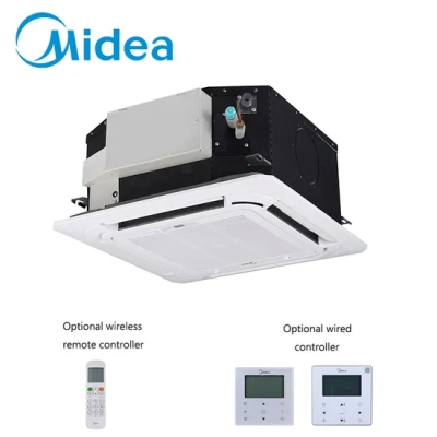 Midea 15000BTU 3,5 m de alta instalación de techo Vrf compacto de cuatro vías tipo cassette acondicionadores de aire cen