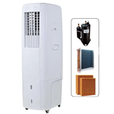 Commercial 9000BTU permanente AC unidade portátil evaporativo ar condicionado para uso doméstico