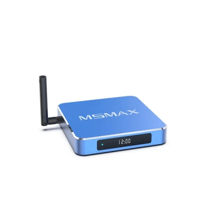 M5mx Android 12 4K TV Box com processador de 4 núcleos 64GB ROM Garantia de 1 ano Amlogic Internet Set-Top Box Versão de