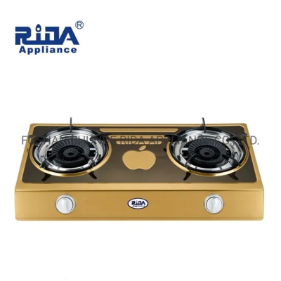 Estufa de gas de quemador de hierro fundido de calidad superior Gloden Stainless Steek