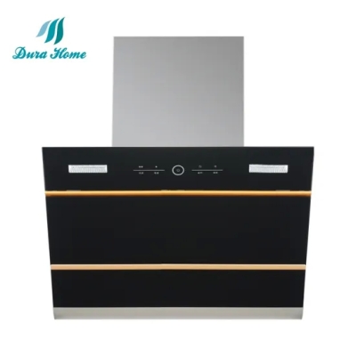 Campana de cocina eficiente con ventilación por conductos y campana de control táctil Chimenea de cocina