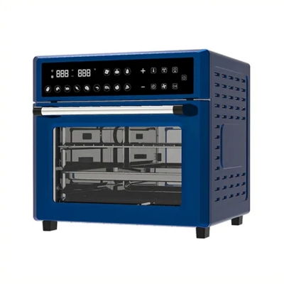 26L Smokeless Fogão Superaquecimento Proteção Elétrica Baking Air Fryer Forno com Rotisserie Forquilha