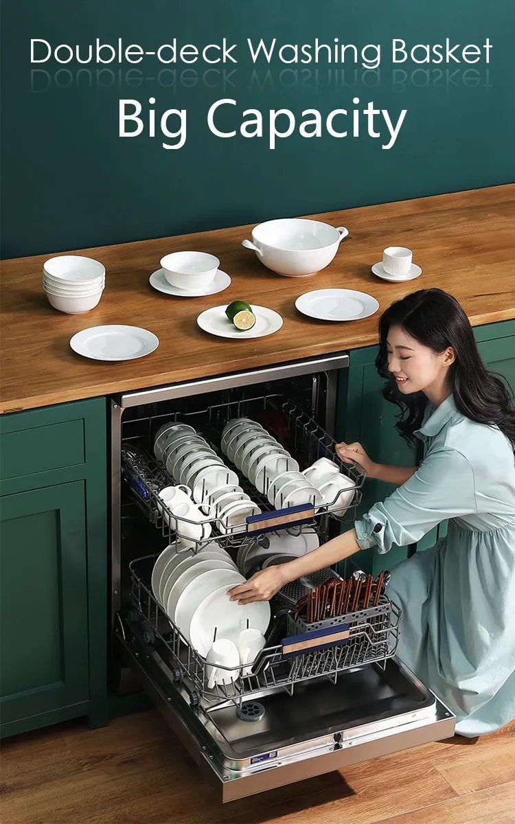 Black Stainless Steel Built in Dishwasher Factory in China