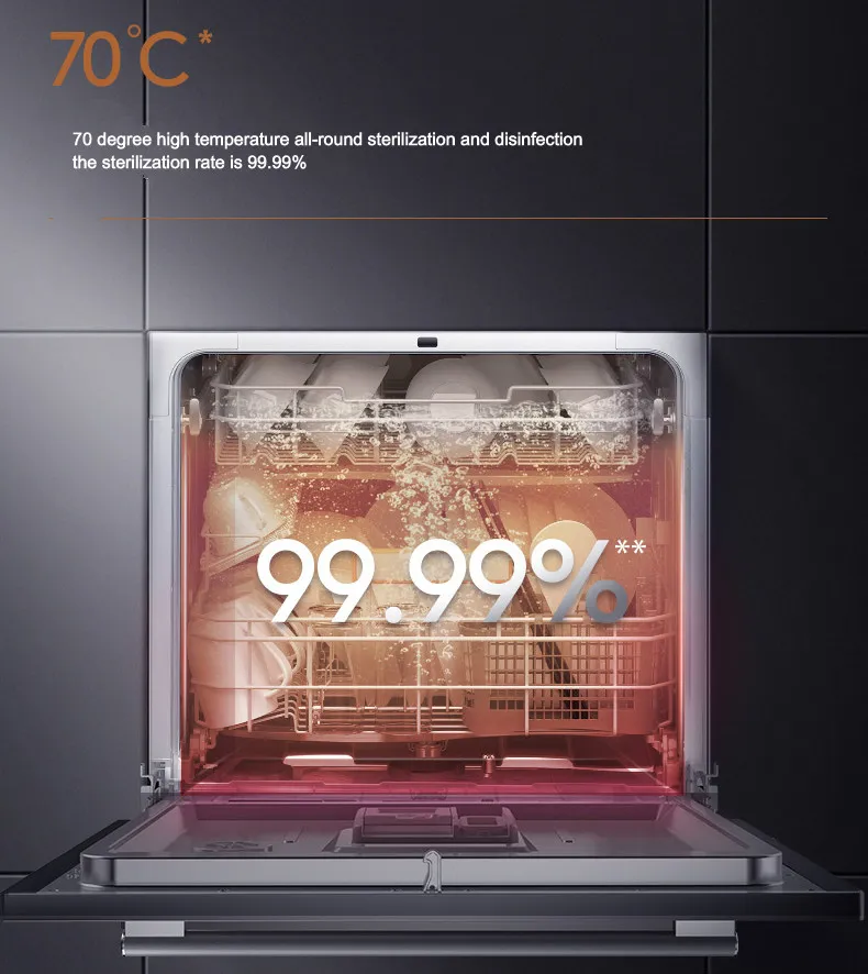 Black Stainless Steel Built in Dishwasher Factory in China