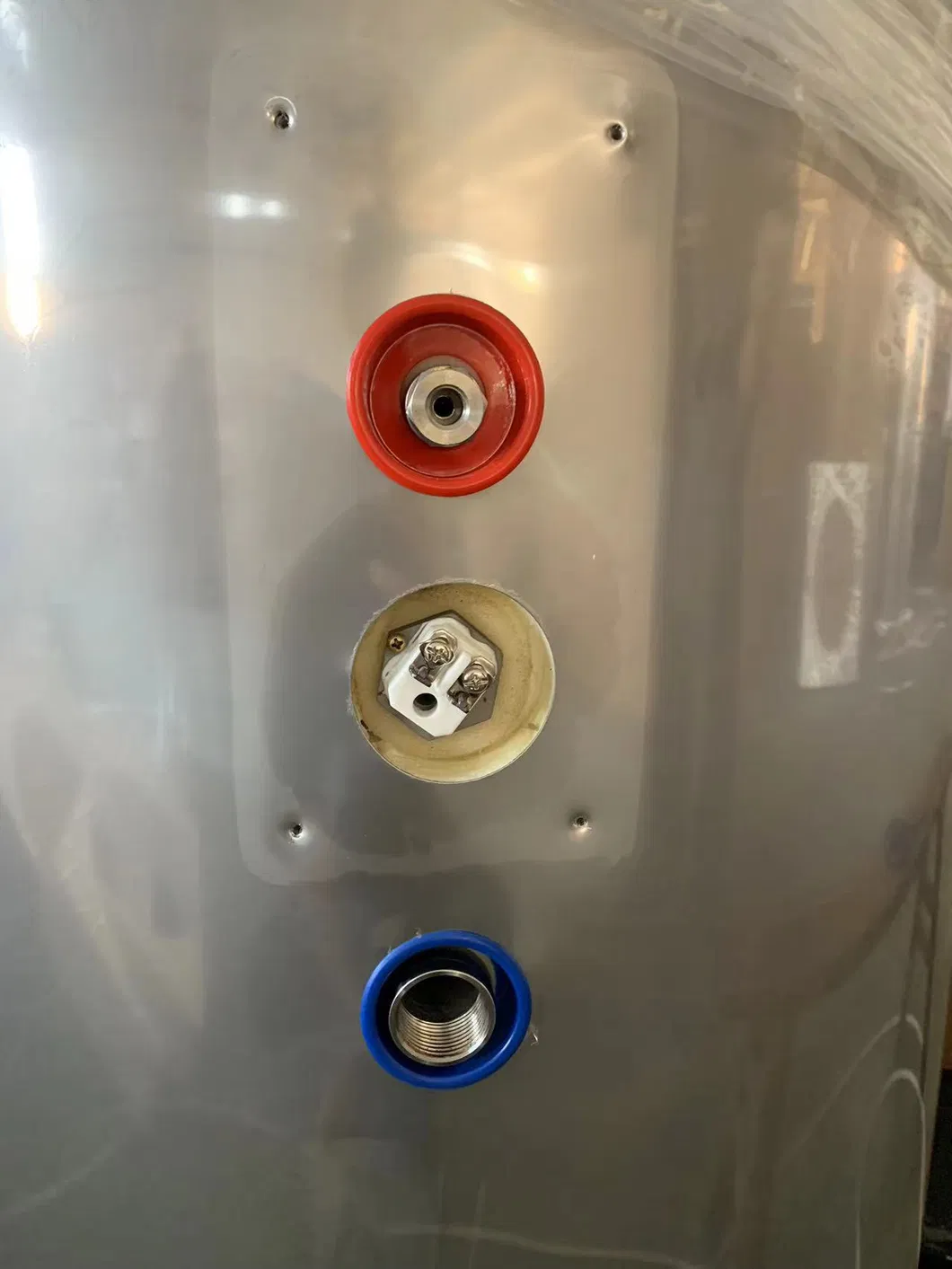 750L 304stainless Steel Insulated Solar Hot Storage Tank with Electric Heater Backup