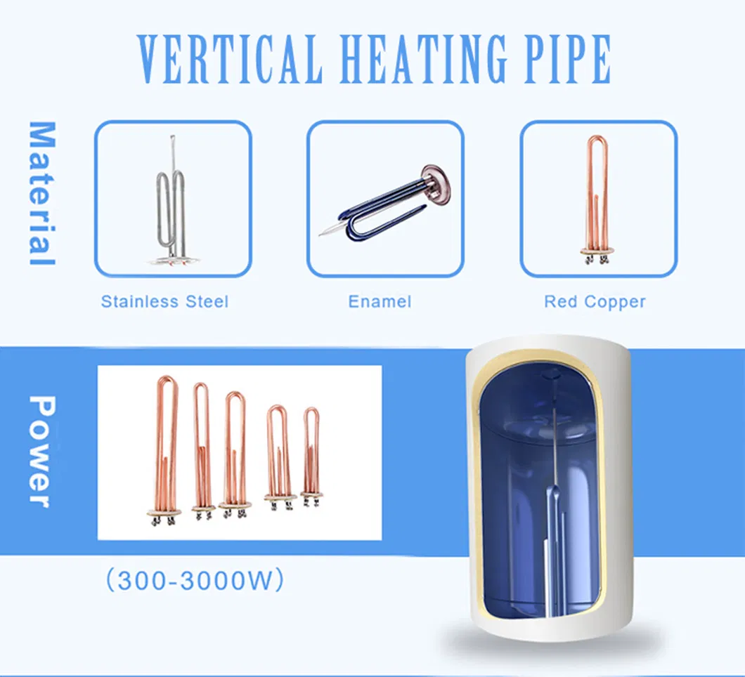 Bathing Factory Directly Sale Low MOQ Storage Tank Vertical Electric Water Heater