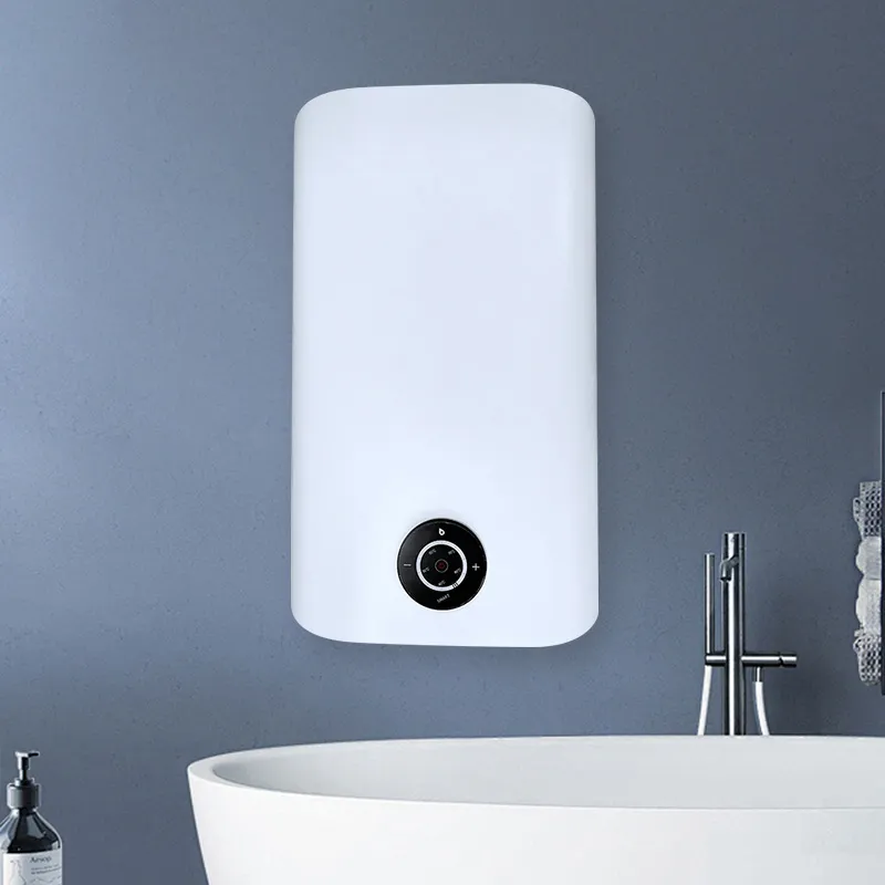 Save Space Enmal Dual Tank Bathroom Electric Water Heater