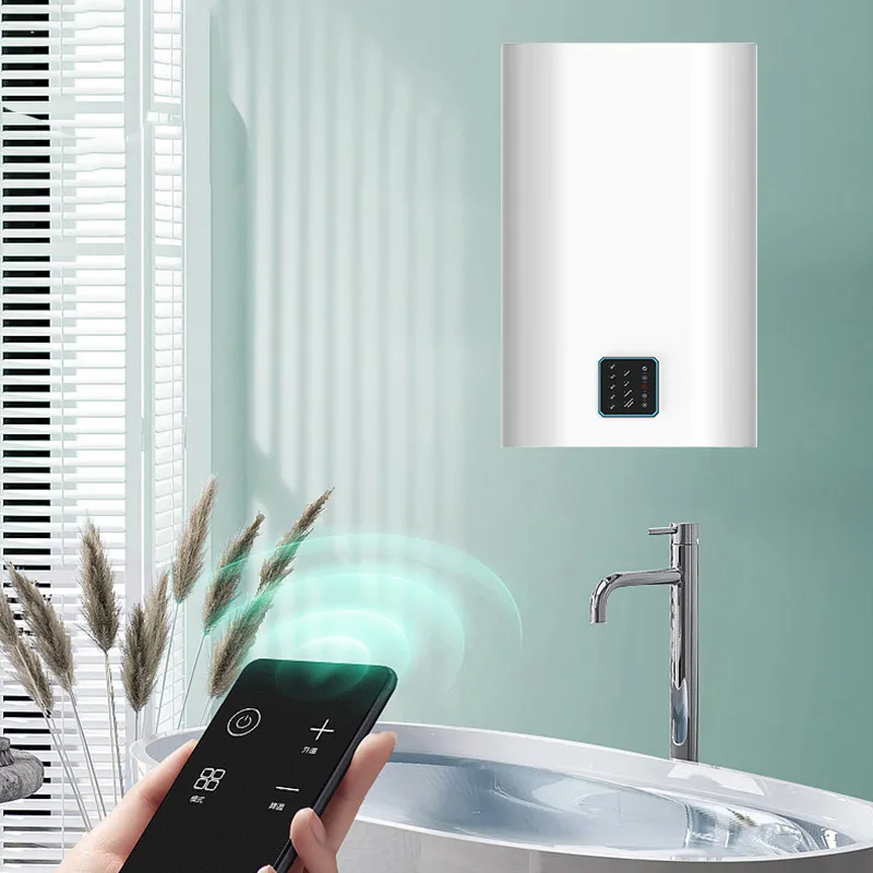 Save Space Enmal Dual Tank Bathroom Electric Water Heater