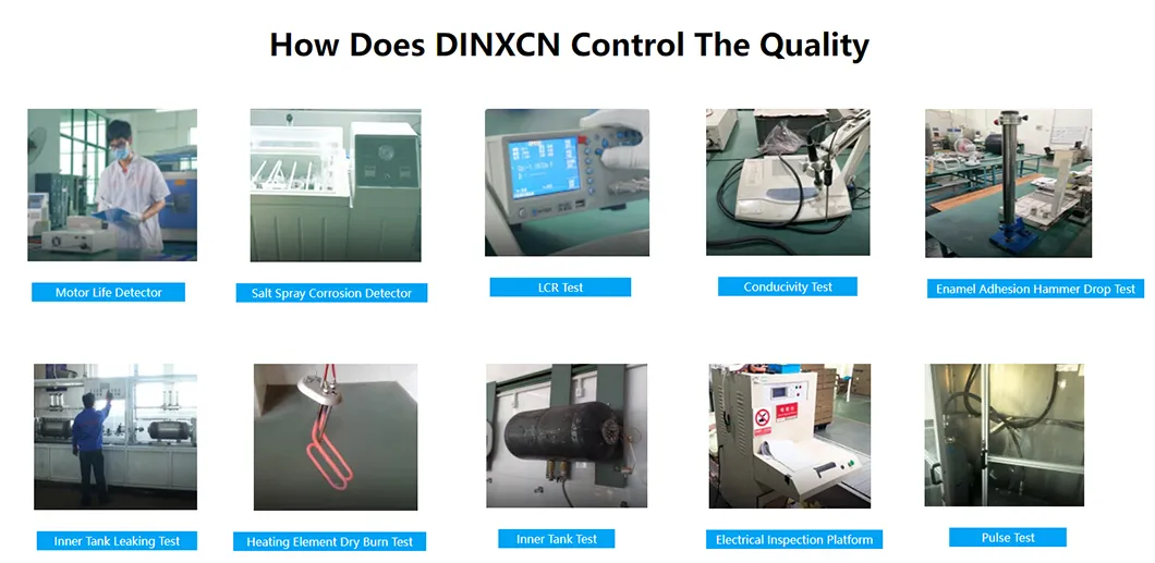 Save Space Enmal Dual Tank Bathroom Electric Water Heater