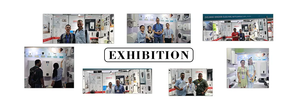 Save Space Enmal Dual Tank Bathroom Electric Water Heater