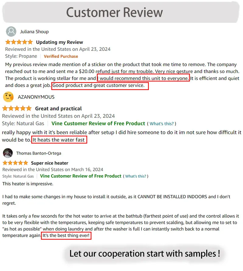 6L to 8L 10L 12L 14L 16L 20L 24L Natural Boiler Instant Gaz Propane Tankless LPG Geyser Gas Water Heaters