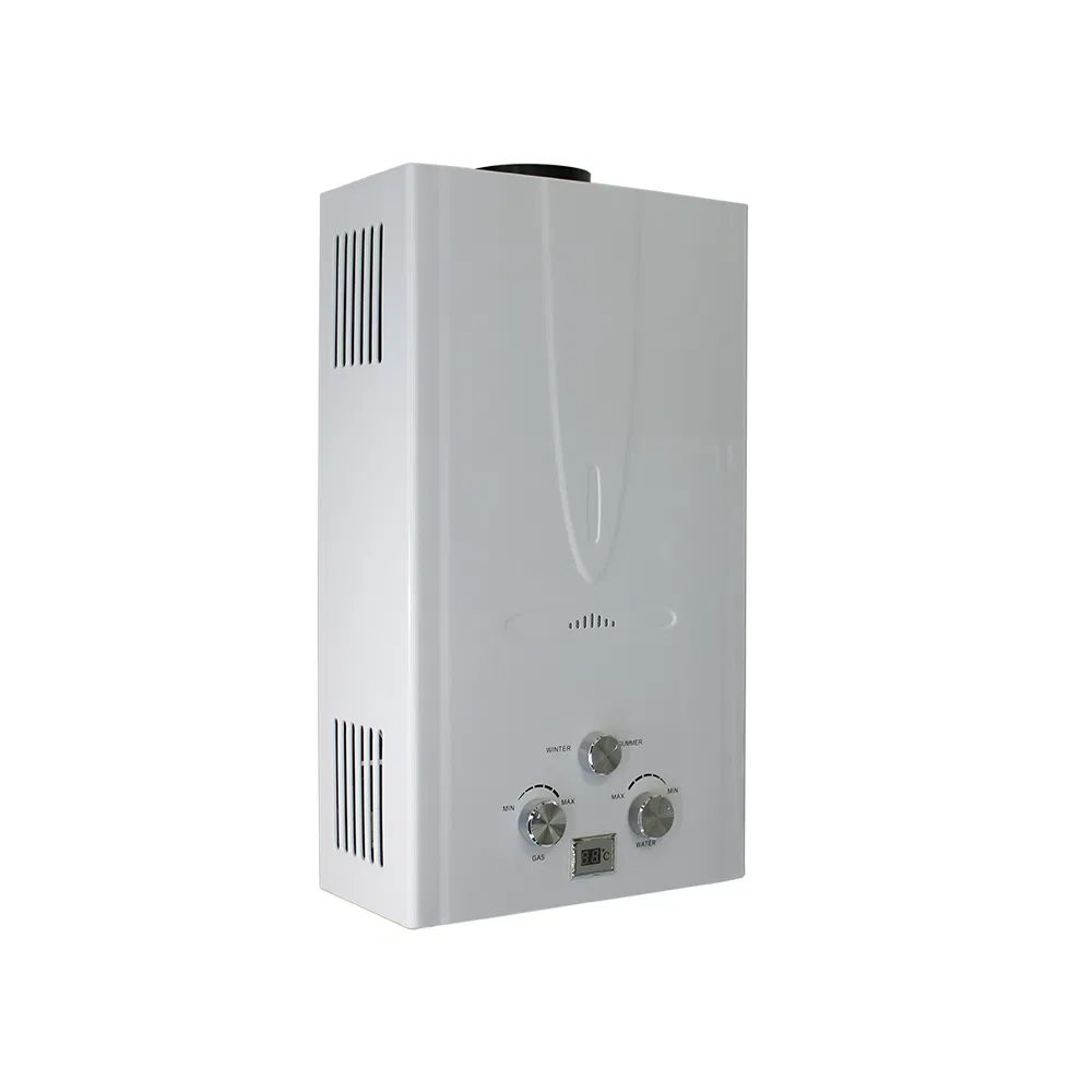 Low-Maintenance OEM Flue Type 3-Knob Control 6-12L Rust-Proof Copper Tank Gas Water Heater