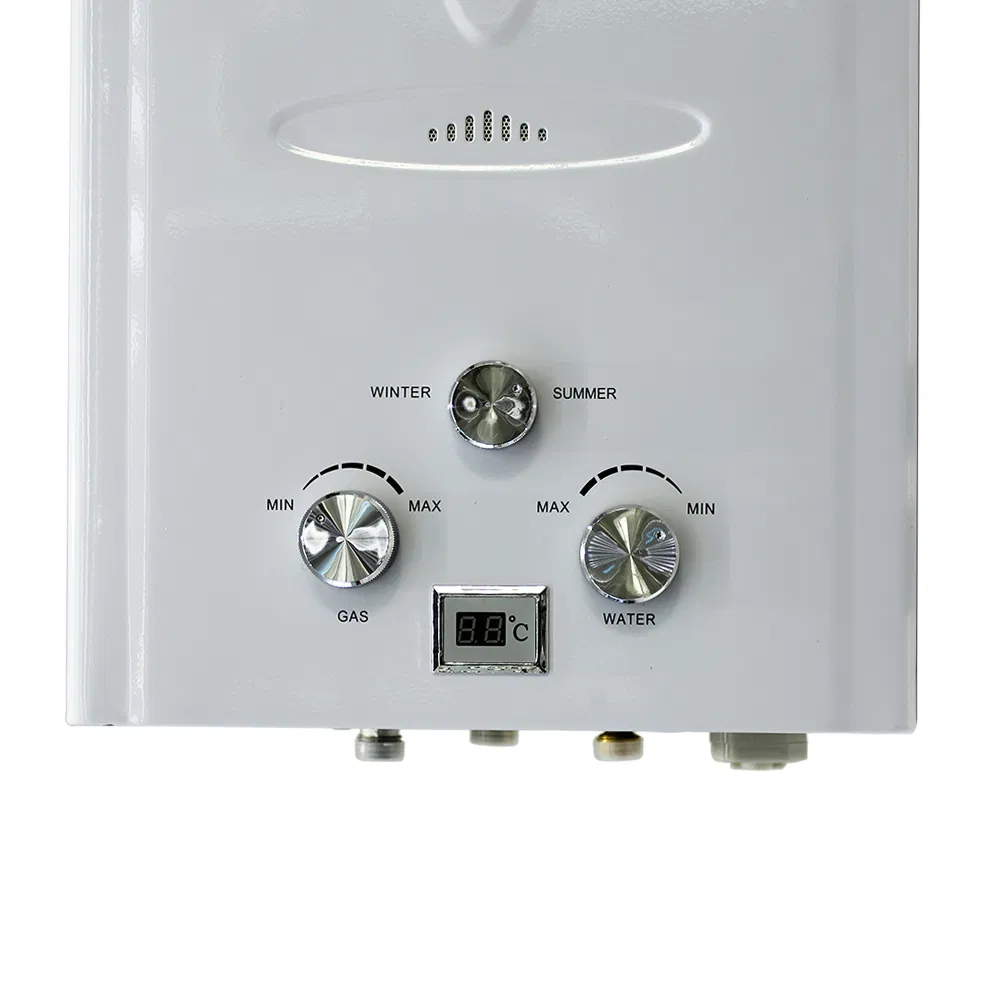 Low-Maintenance OEM Flue Type 3-Knob Control 6-12L Rust-Proof Copper Tank Gas Water Heater