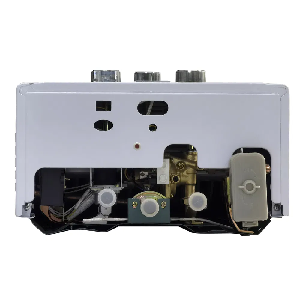 Low-Maintenance OEM Flue Type 3-Knob Control 6-12L Rust-Proof Copper Tank Gas Water Heater