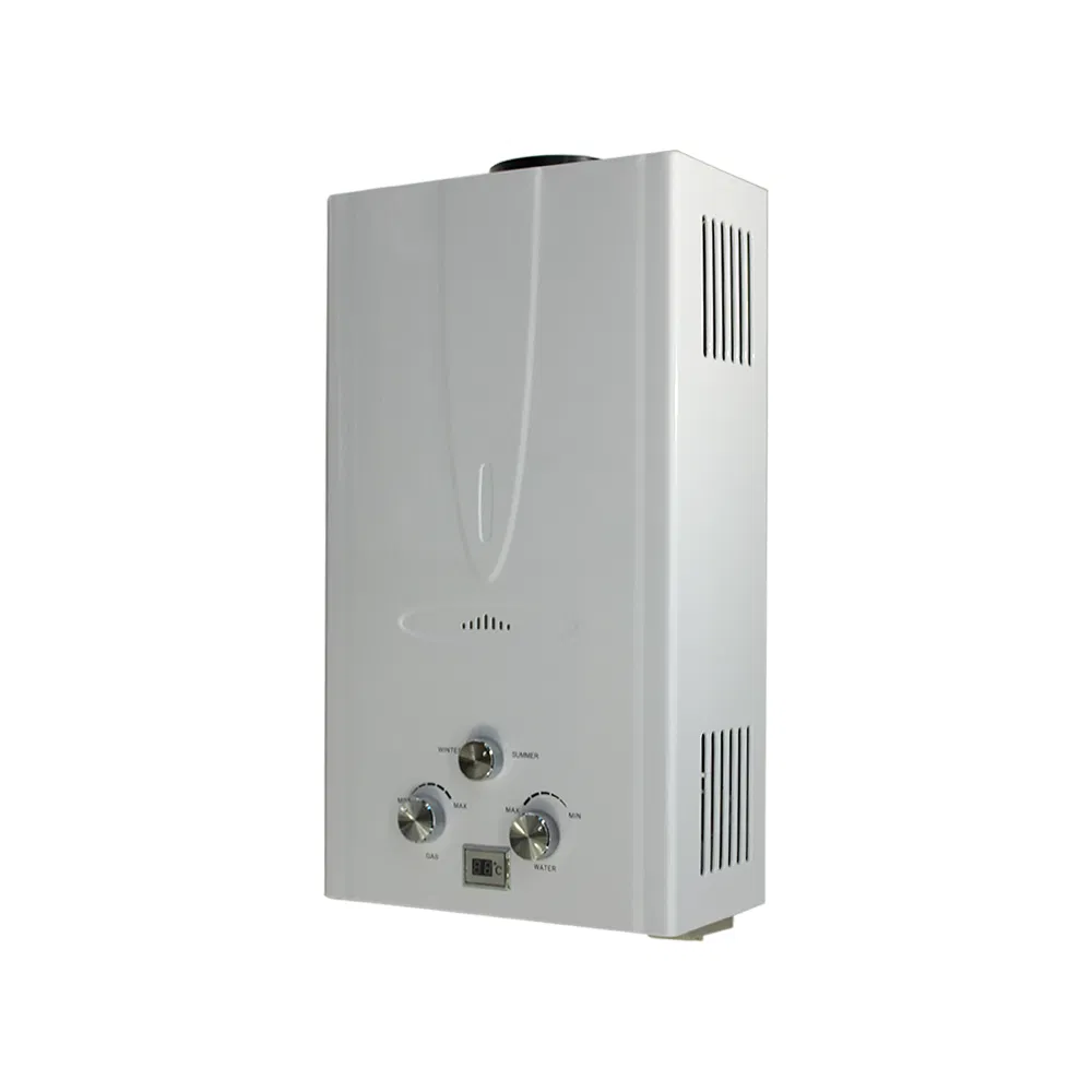 Low-Maintenance OEM Flue Type 3-Knob Control 6-12L Rust-Proof Copper Tank Gas Water Heater