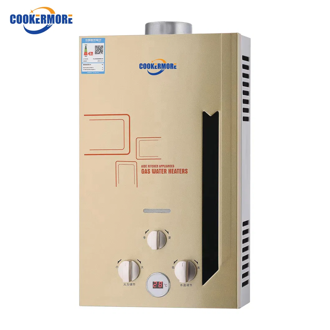 Energy-Efficient Natural Gas Tankless Water Heater with Safety Features