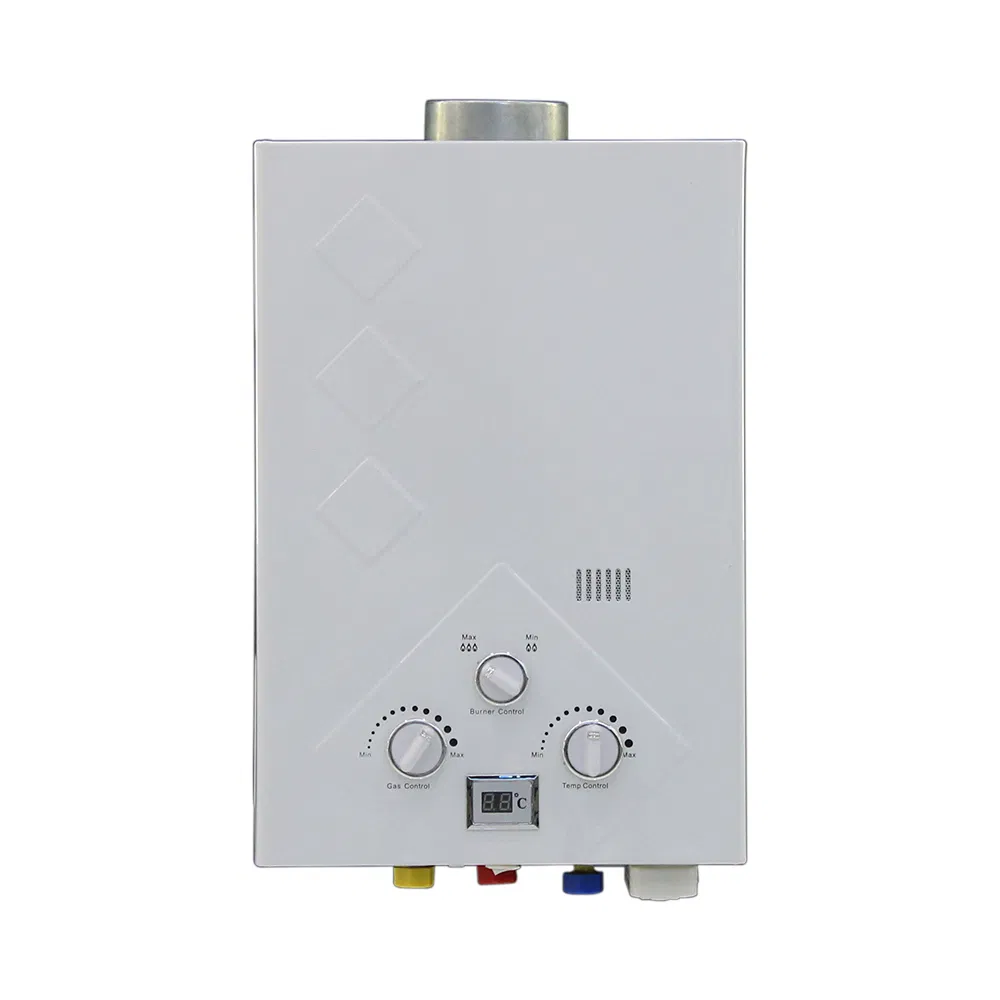 Energy Saving Gas Hot Water Heater Flue System 3-Knob Control 12-24kw Output