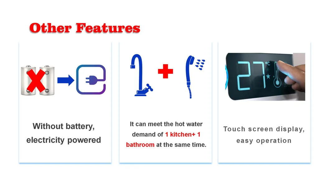 Premium Instant Water Heater with Constant Temperature Control
