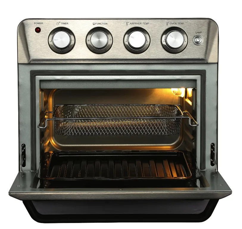 Large Stainless Steel 1700W Electric Air Fryer Oven Multi-Function Convection Airfryer