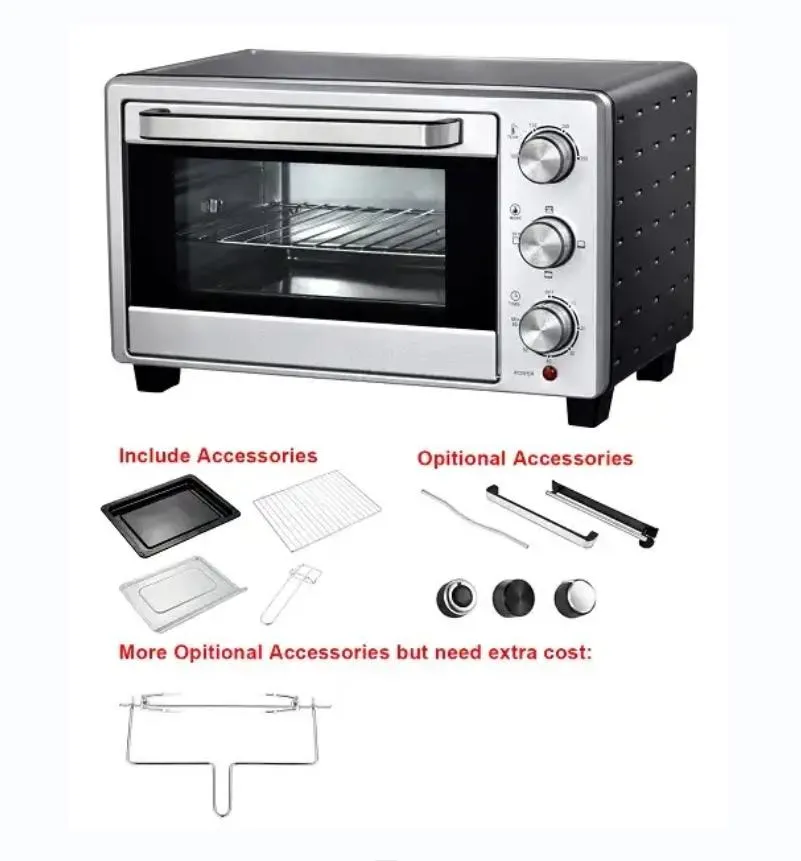 Mini Oven 16L Portable Electric Grill Multi Cooking Function Grill and Bake