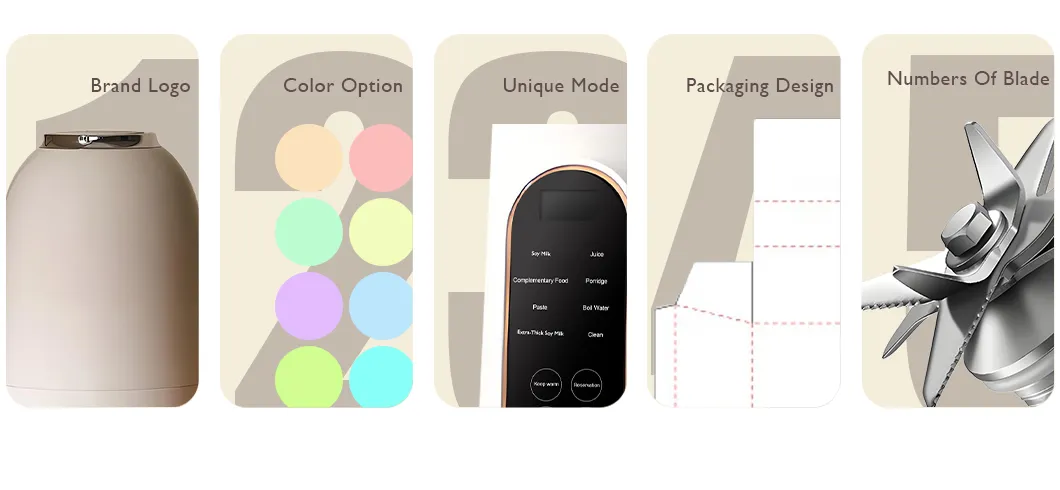 Best Selling 1.2L Creamy White Portable Multi-Function Soy Milk Blender