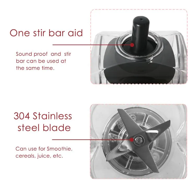 High Powered Professional Blender Strong Heavy Duty Smoothie Milkshake Commercial Blender