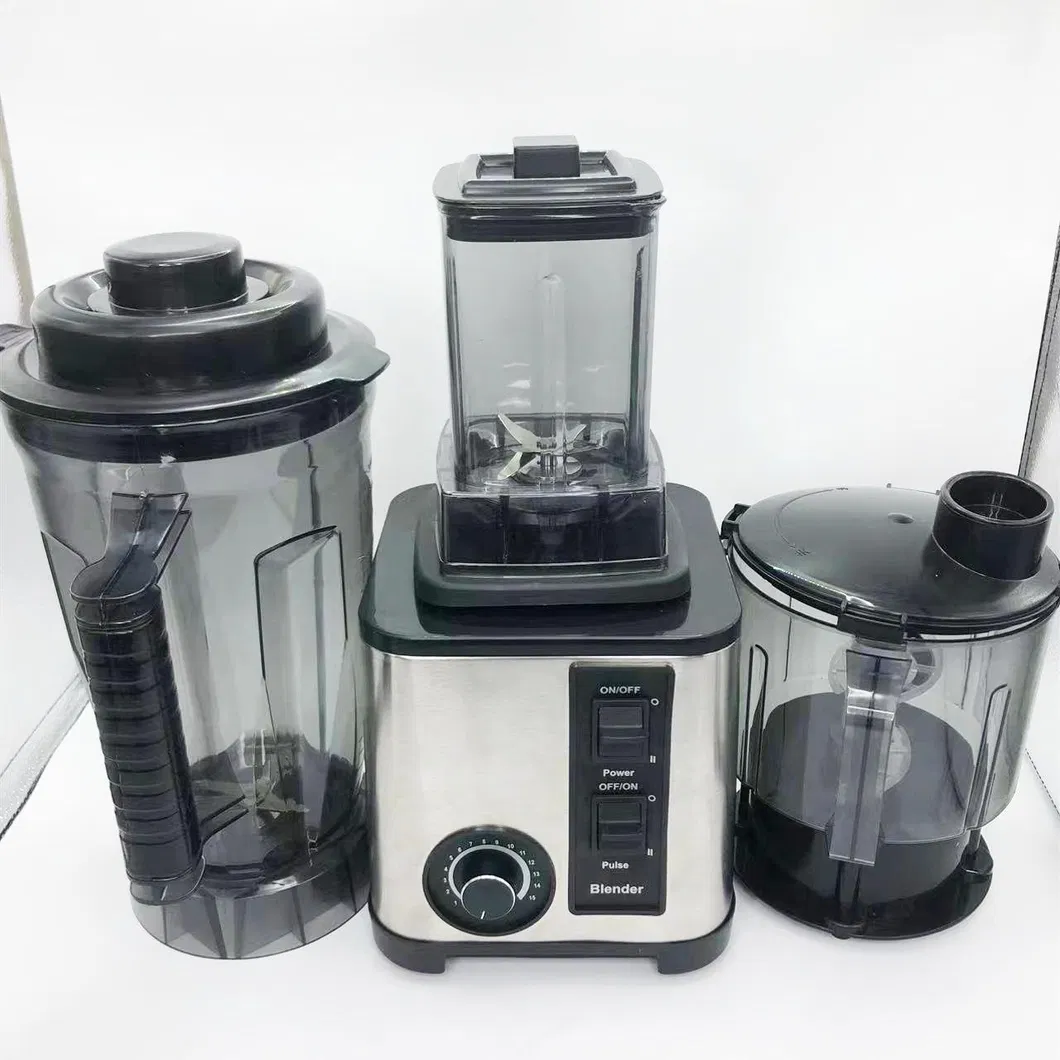 Stainless Steel 3 in 1 Heavy Duty Food Blender Machine for Home Use