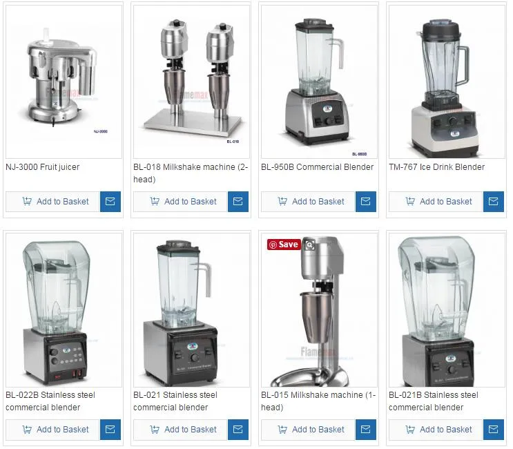 Stainless Steel Commercial Blender for Bar (BL-021B)