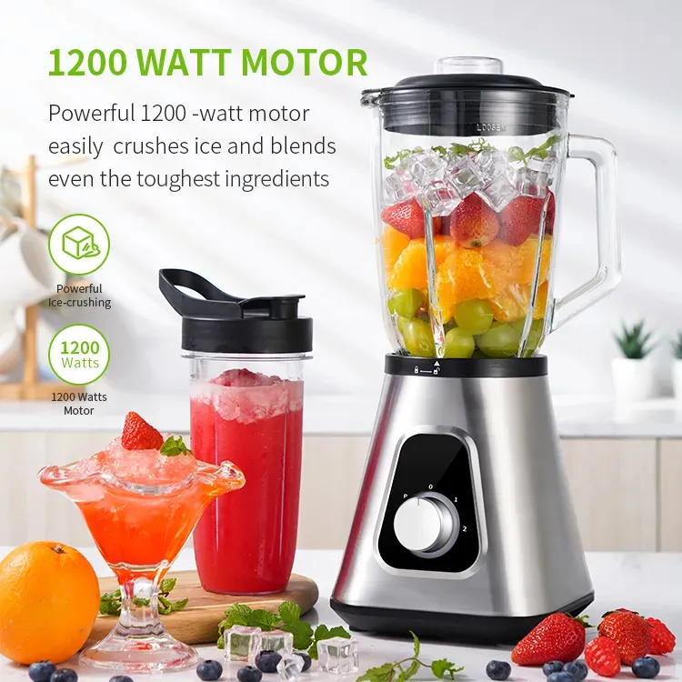 1200W Motor Juice Maker Titanium-Plated Filter Centrifugal Kitchen Juicer Blender Machine