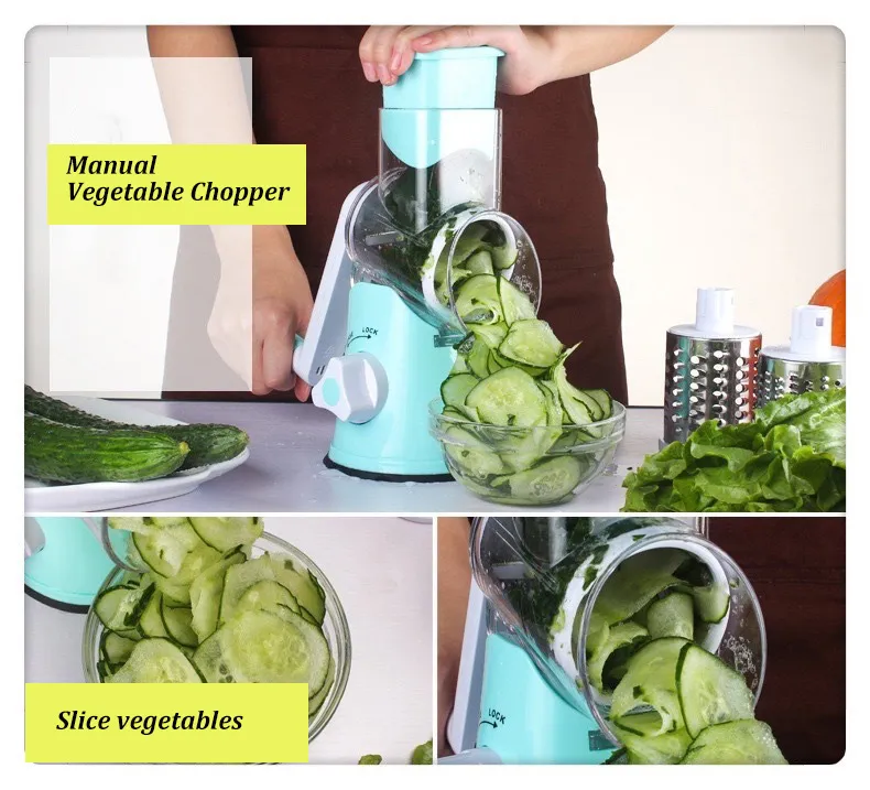 Ds-5208 Manual Vegetable Chopper Good Quality Vegetables Cutter for Kitchen