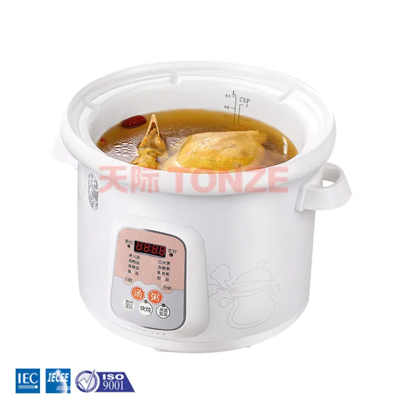 Tonze Electric Soup Maker Ceramic Slow Cooker