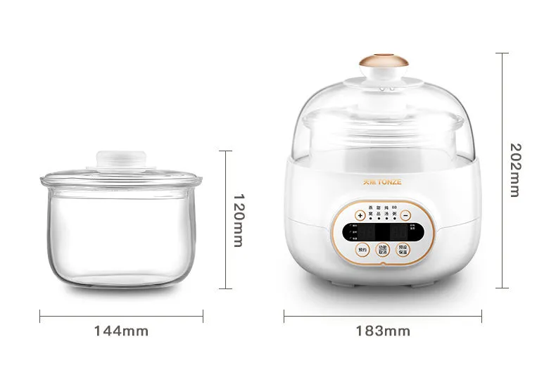 Mini Ceramic Kitchen Electric Baby Food Slow Cooker