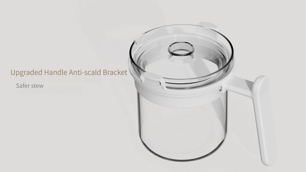 Health Tea Flower Tea Stew Cooker Two-Layer Glass Stew Pot