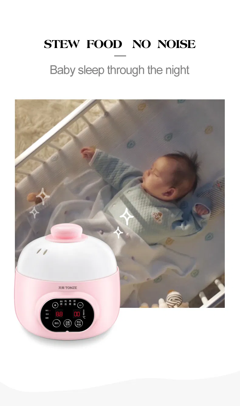 OEM Water Stewing Soup Cooker Mini Baby Food Porridge Slow Cooker