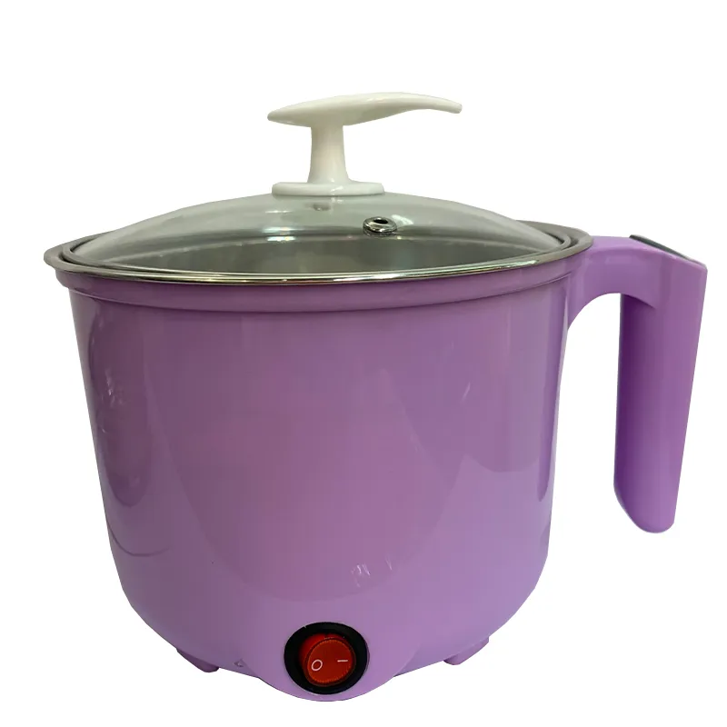 Baby Multifunctional Mini Slow Boiled Cooker Multicooker Multi Purpose Rice Cooker with Glass Lid and Steamer