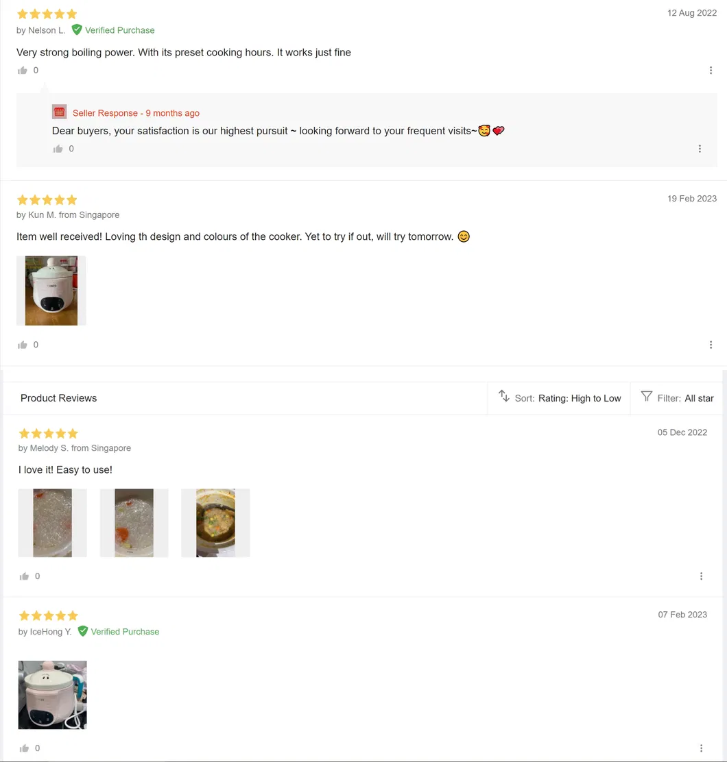 1L Multifunctional Intelligent Baby Porridge Cooker Timer Reservation Ceramic Slow Cooker