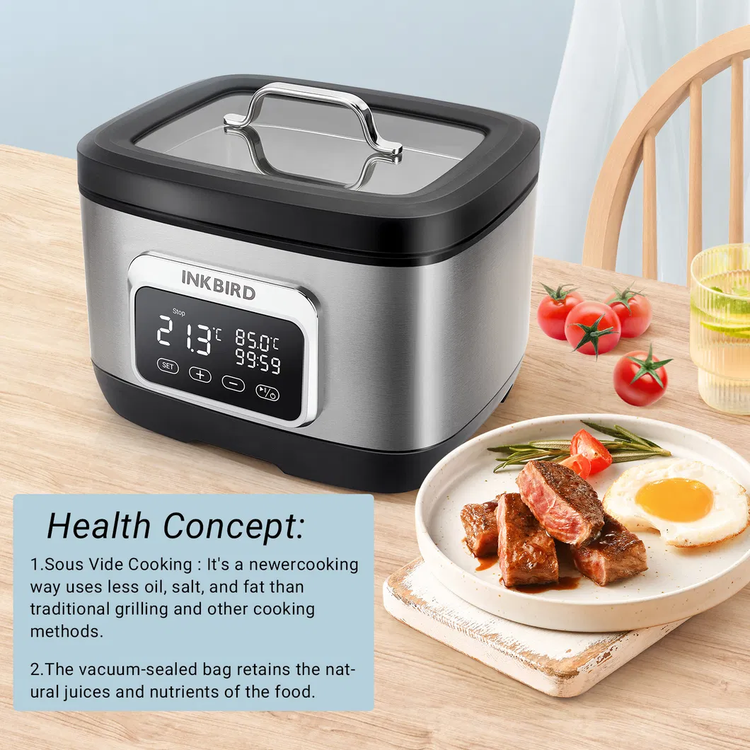 Inkbird Isv-500W 8 L Smart Pot Slow Cook Portable Slow Cooker for Kitchen
